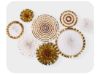 Picture of Hot stamping Paper Fan set of 8pcs