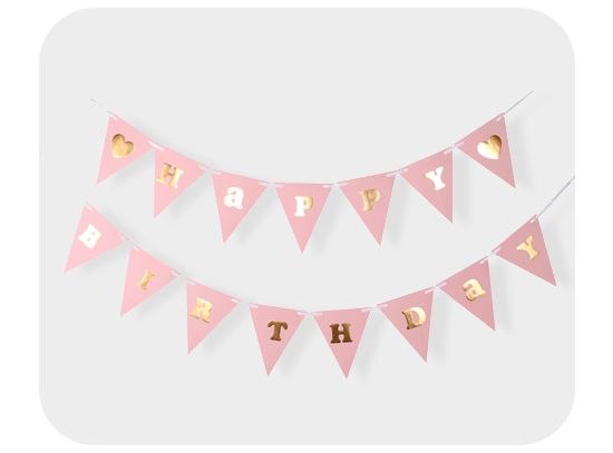 Picture of Baby color bunting banner for Birthday party