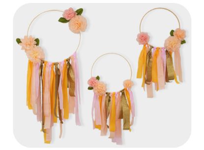 Picture of Earthly Charm Boho Floral Hoop Set