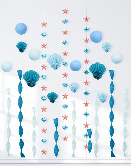 Picture of Ocean-Themed Party Decorating Kit
